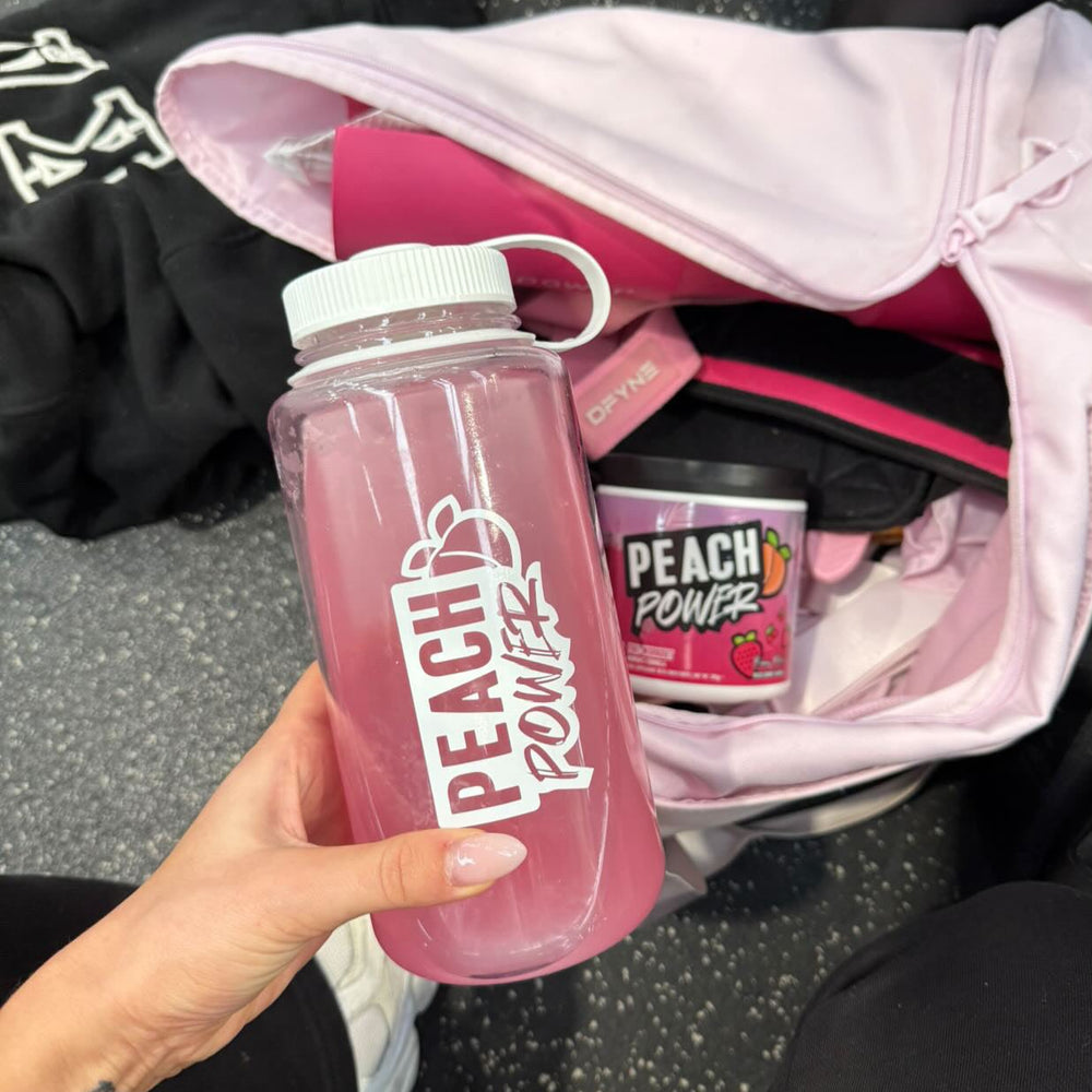 Peach Power 1L Water Bottle - BPA/BPS Free