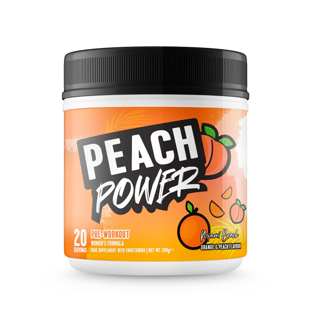 Peach Power Pre-workout Miami Beach Orange & Peach