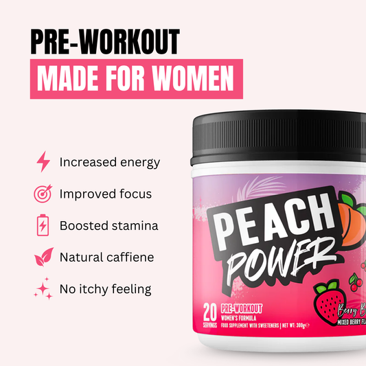Peach Power Pre-workout Berry Blast