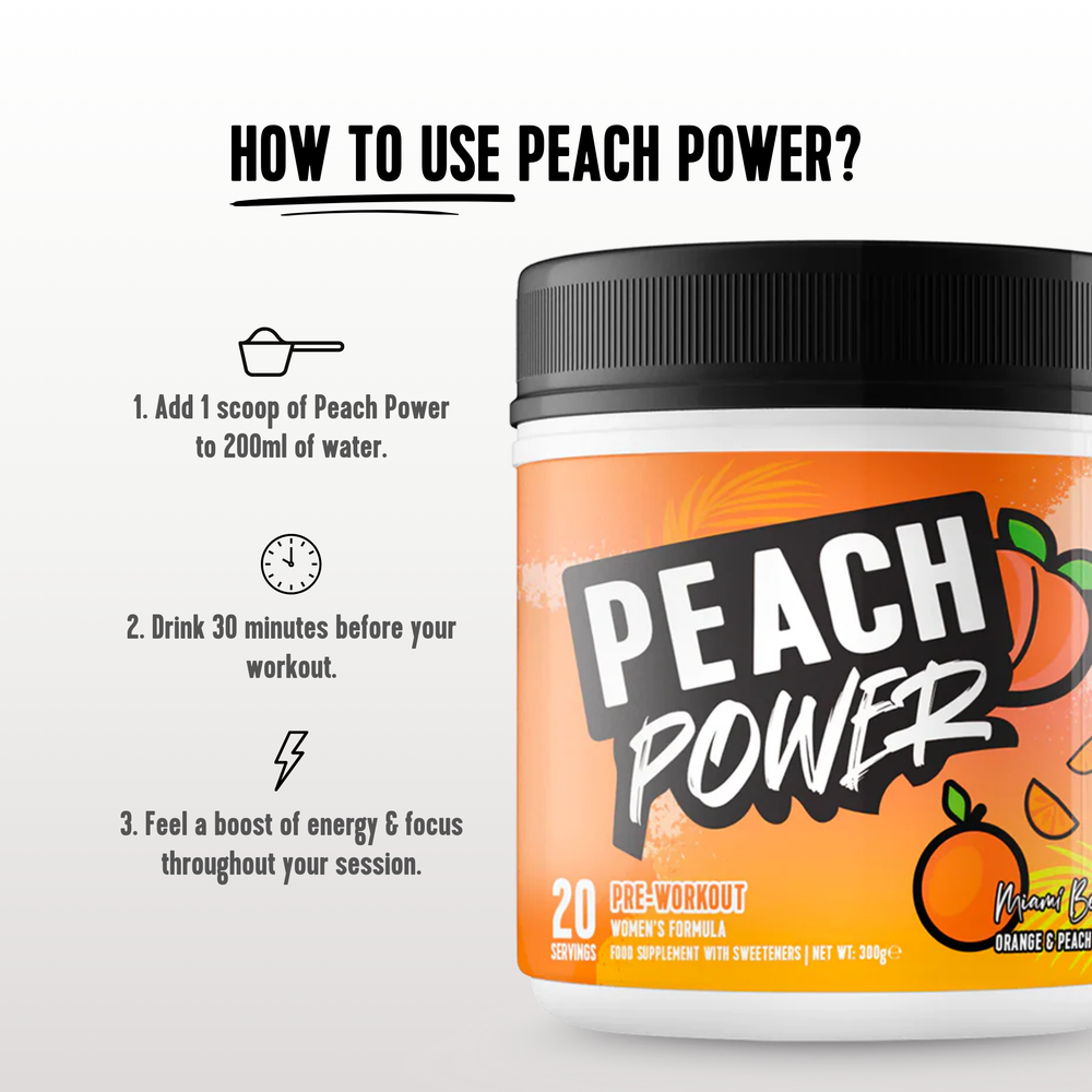 
                  
                    Peach Power Pre-workout Miami Beach Orange & Peach
                  
                