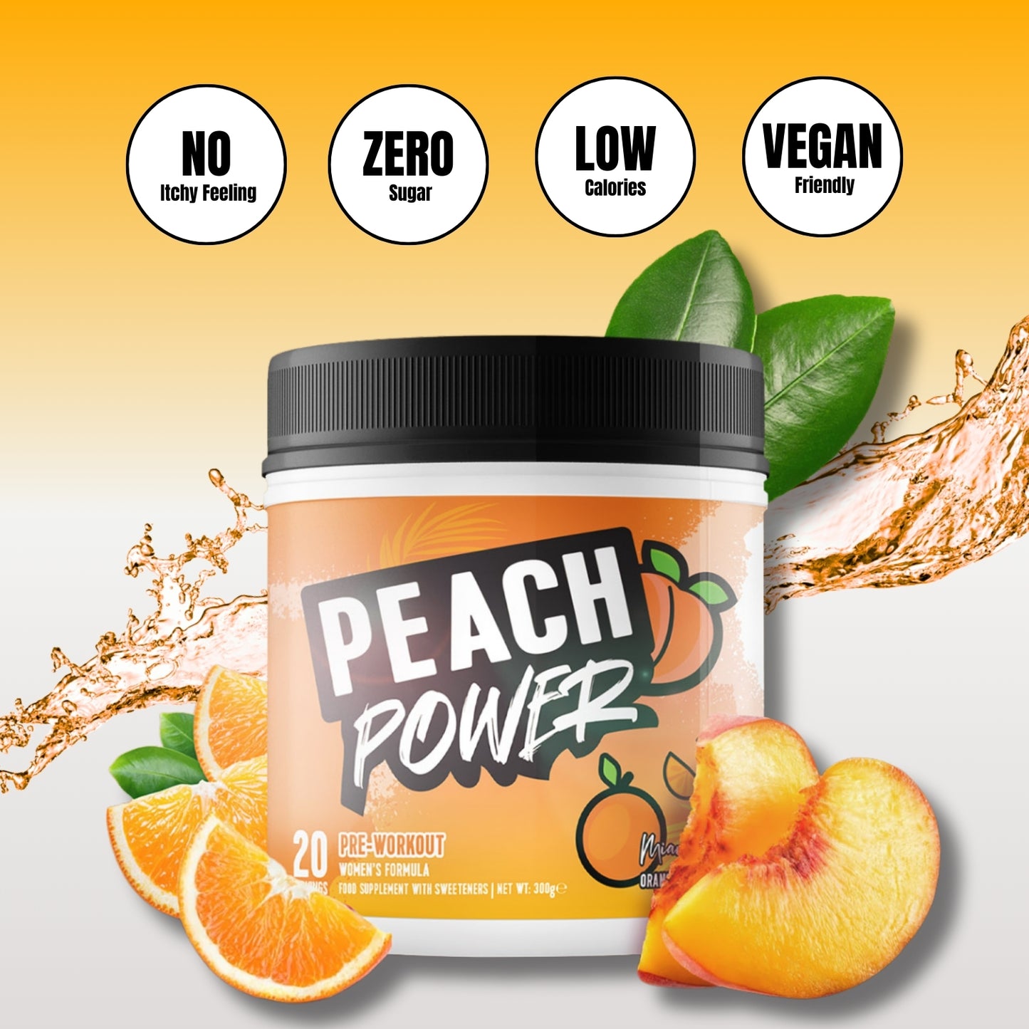 
                  
                    Peach Power Pre-workout Miami Beach Orange & Peach
                  
                