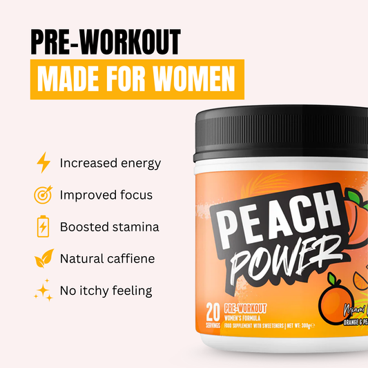 Peach Power Pre-workout Miami Beach Orange & Peach