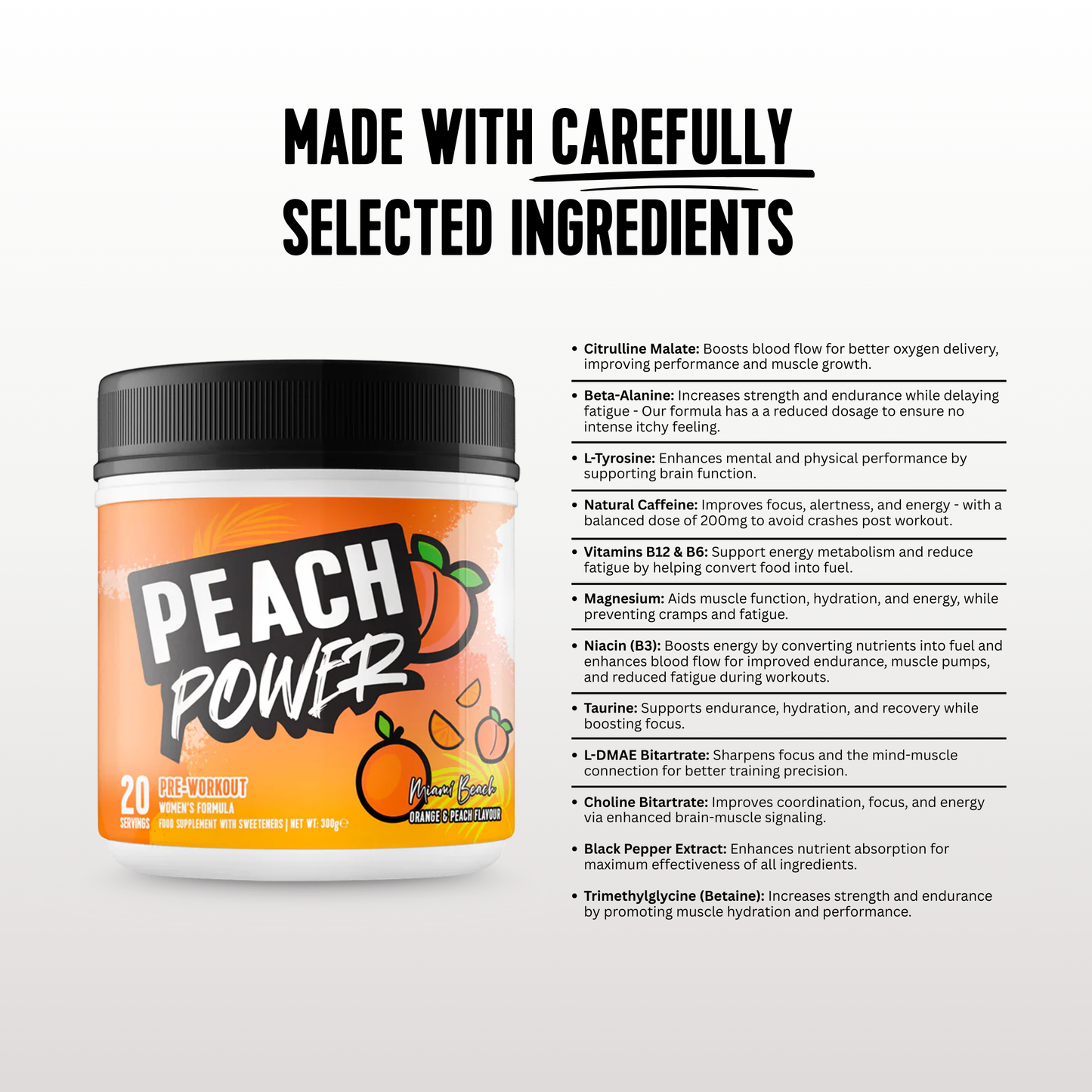 
                  
                    Peach Power Pre-workout Miami Beach Orange & Peach
                  
                